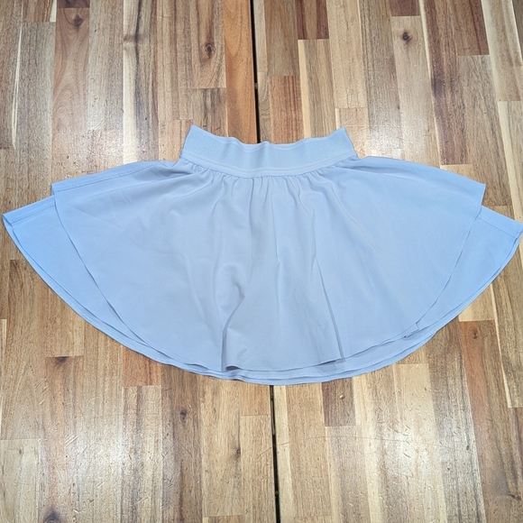 Lululemon Court Rival Skirt High Waist Pale Blue Tennis Pickleball Shorts - Picture 5 of 12